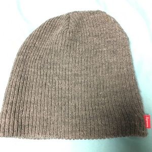 Grey basic Supreme beanie